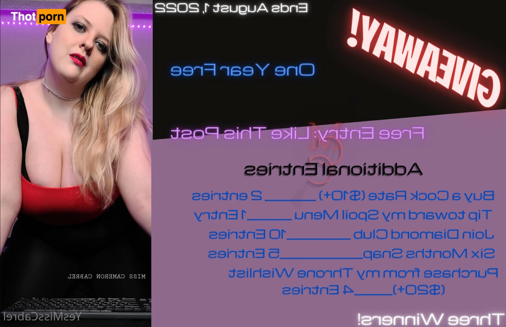 Miss Cameron Cabrel - #1 Chastity Queen 6180783