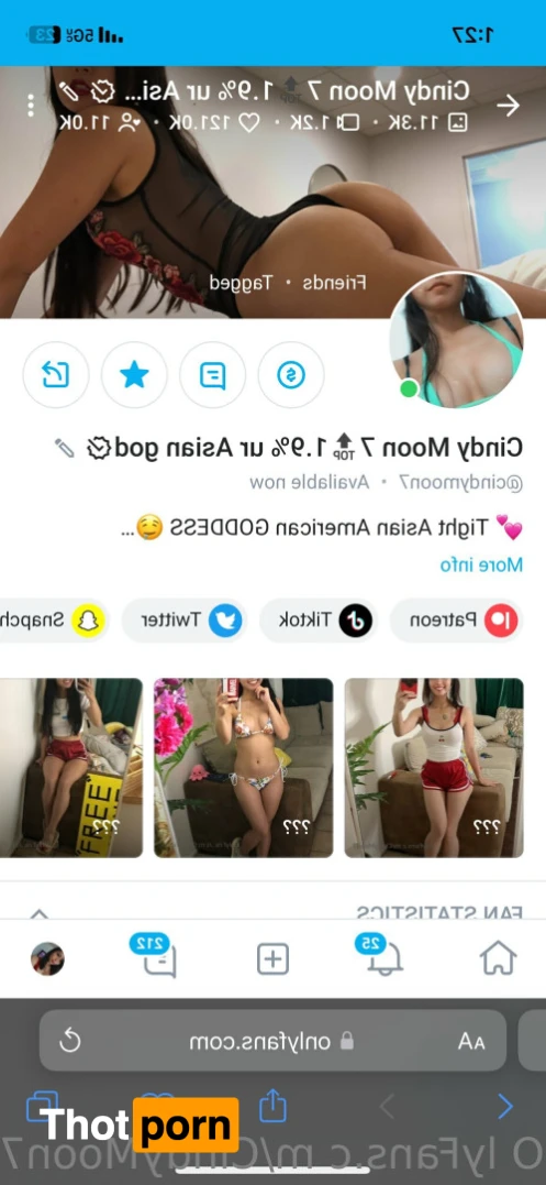 cindymoon 🔝2.1% Busty Petite Asian Dream 13327788