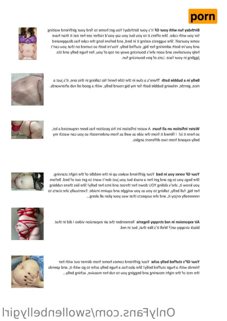 Swollen Belly Girl 7753983