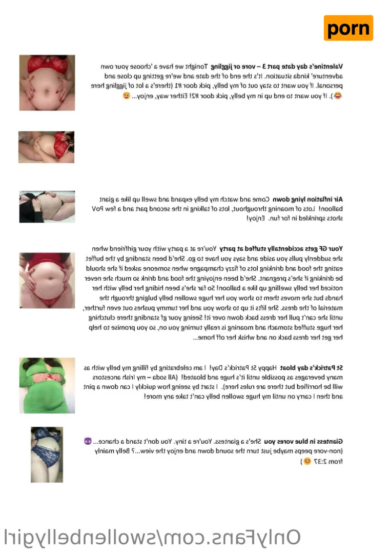 Swollen Belly Girl 7753988