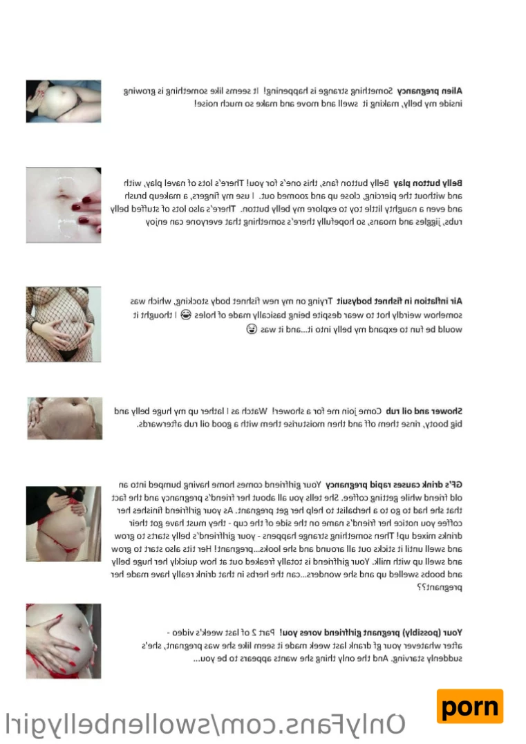 Swollen Belly Girl 7753990