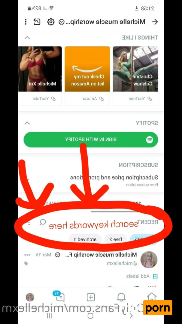 Michelle muscle worship FREE 14481045