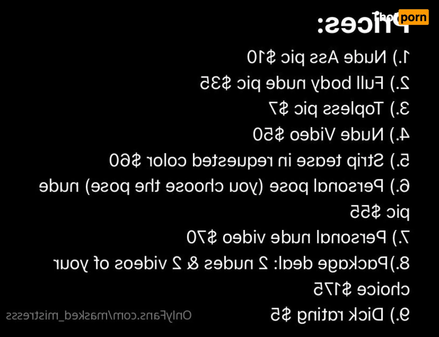 Masked Mistress 5125804