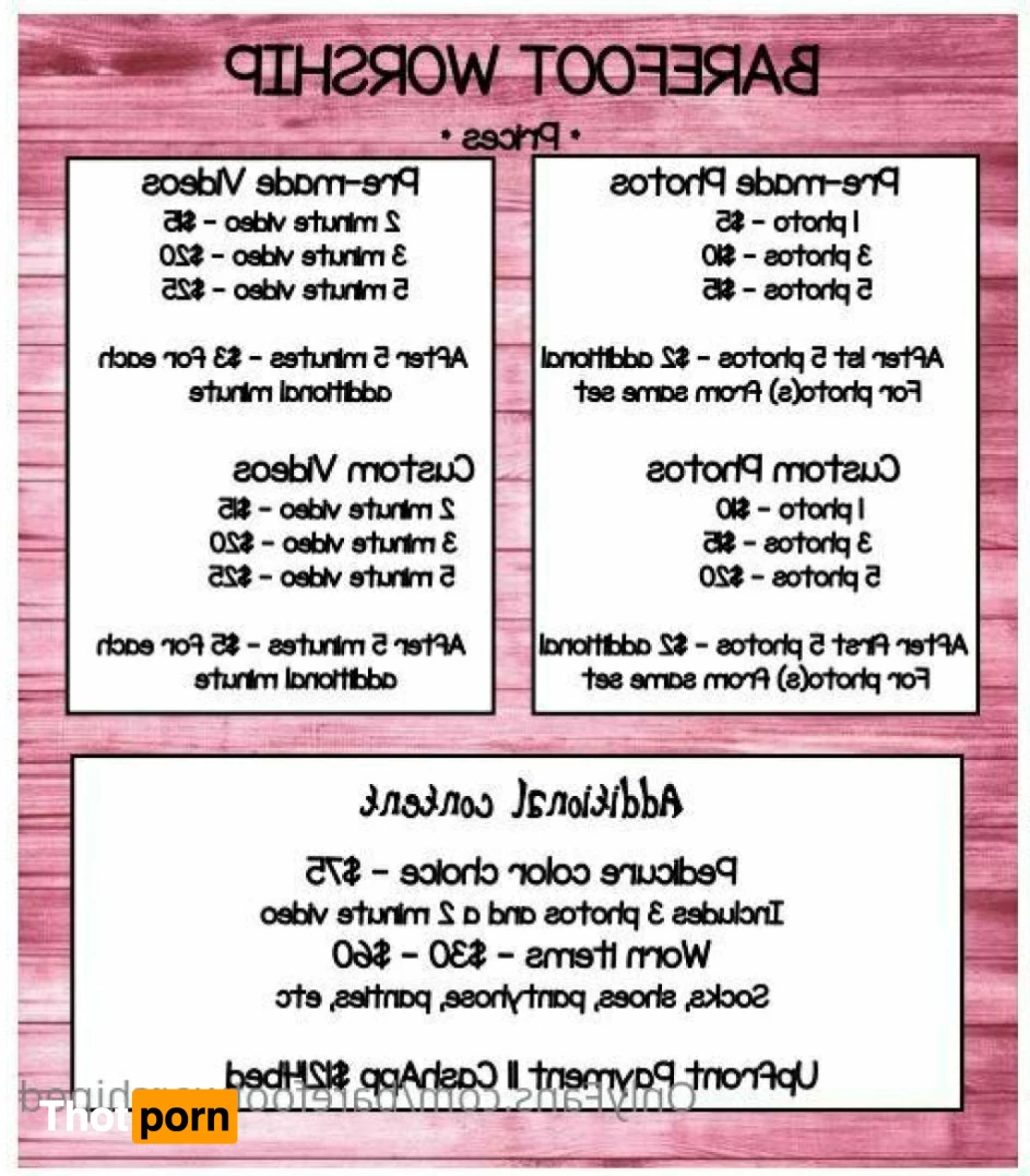 Barefoot Worship 6711190