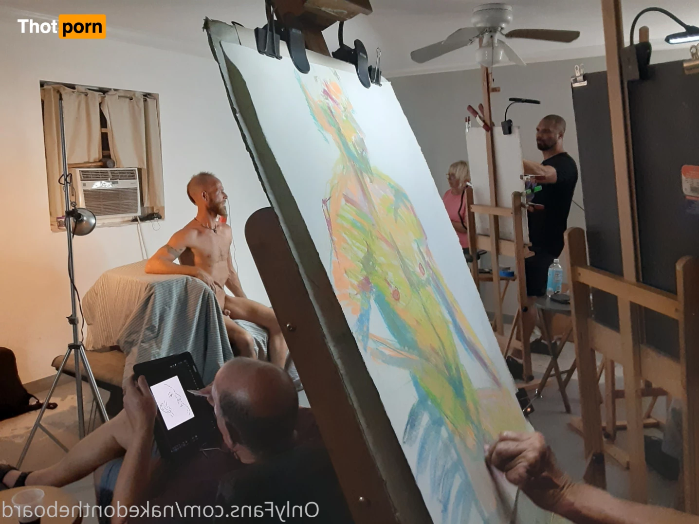 Naked on the board 9755928