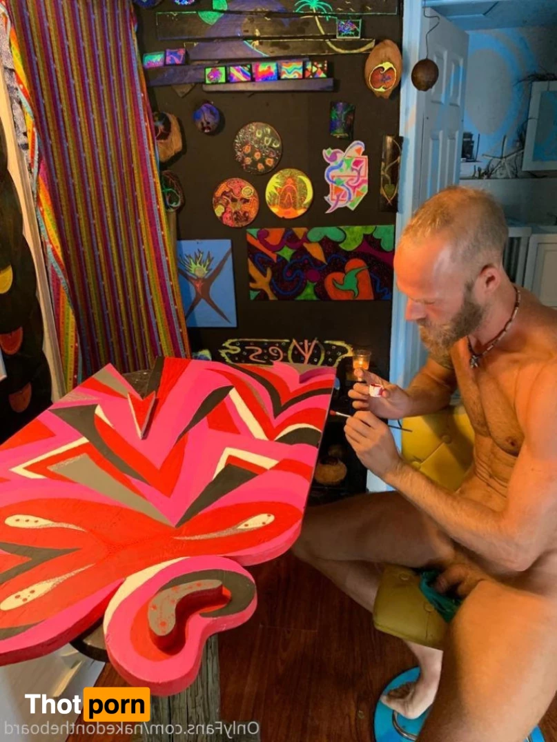 Naked on the board 9756052