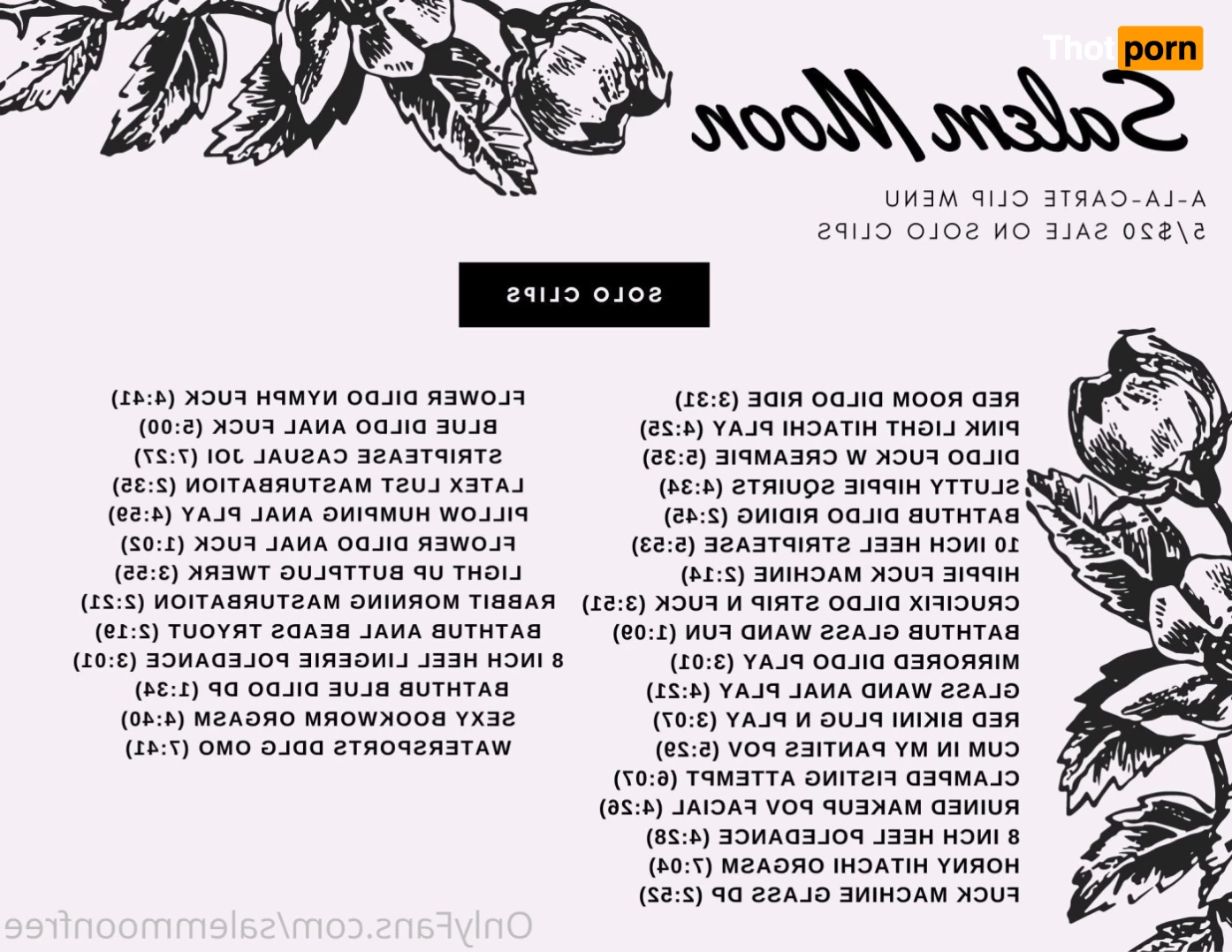 𝕾𝖆𝖑𝖊𝖒 𝕸𝖔𝖔𝖓 𝕱𝕽𝕰𝕰 🌙 𝖍𝖆𝖎𝖗𝖞 𝖗𝖊𝖙𝖗𝖔 𝖜𝖍𝖔𝖗𝖊 8283564