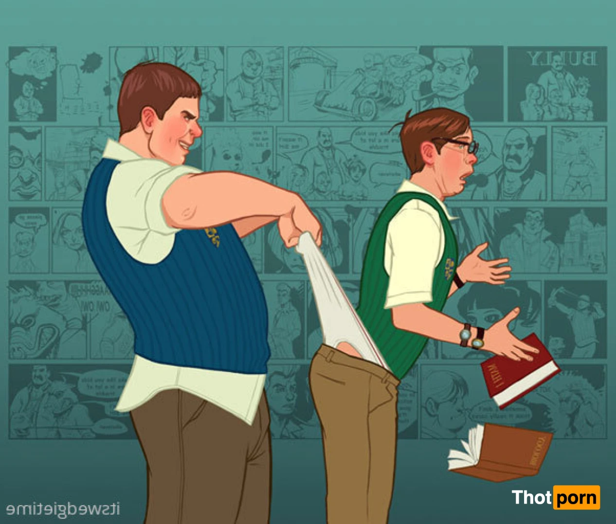 It's Wedgie Time - Jock Bully Mike Green 12911364