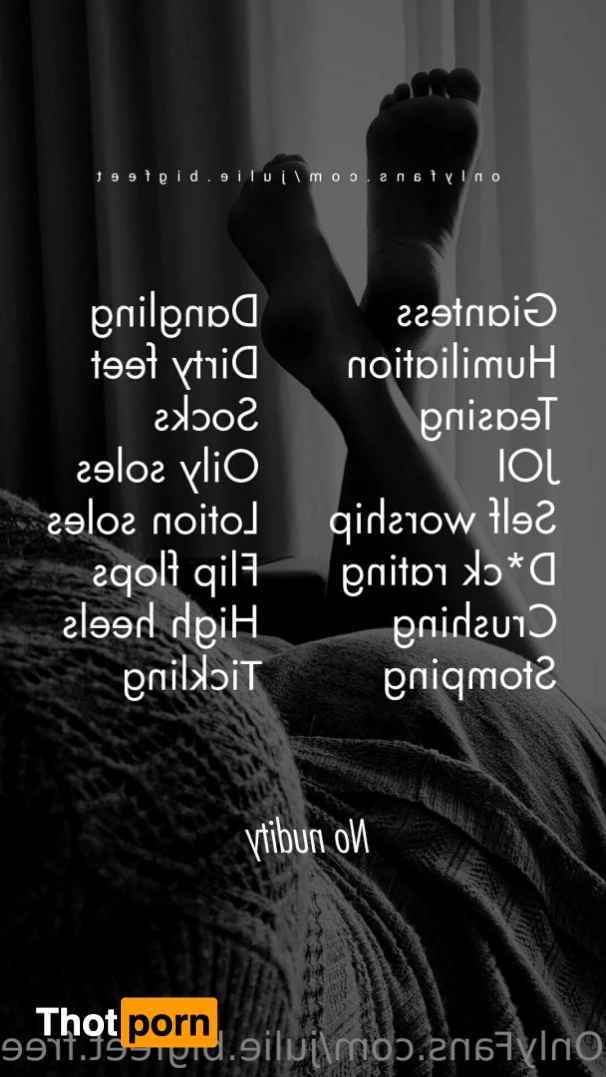 Julie Big Feet FREE 16469993