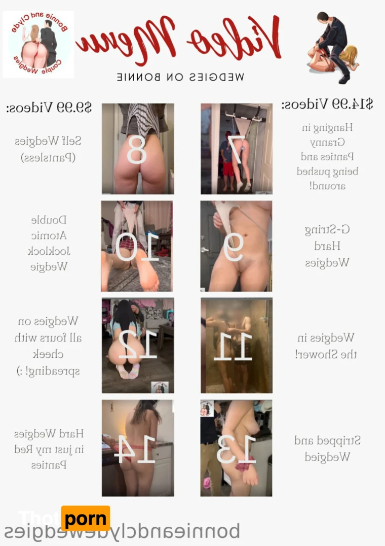 Bonnie and Clyde Wedgies 15448612