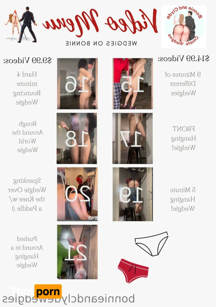 Bonnie and Clyde Wedgies 15448749